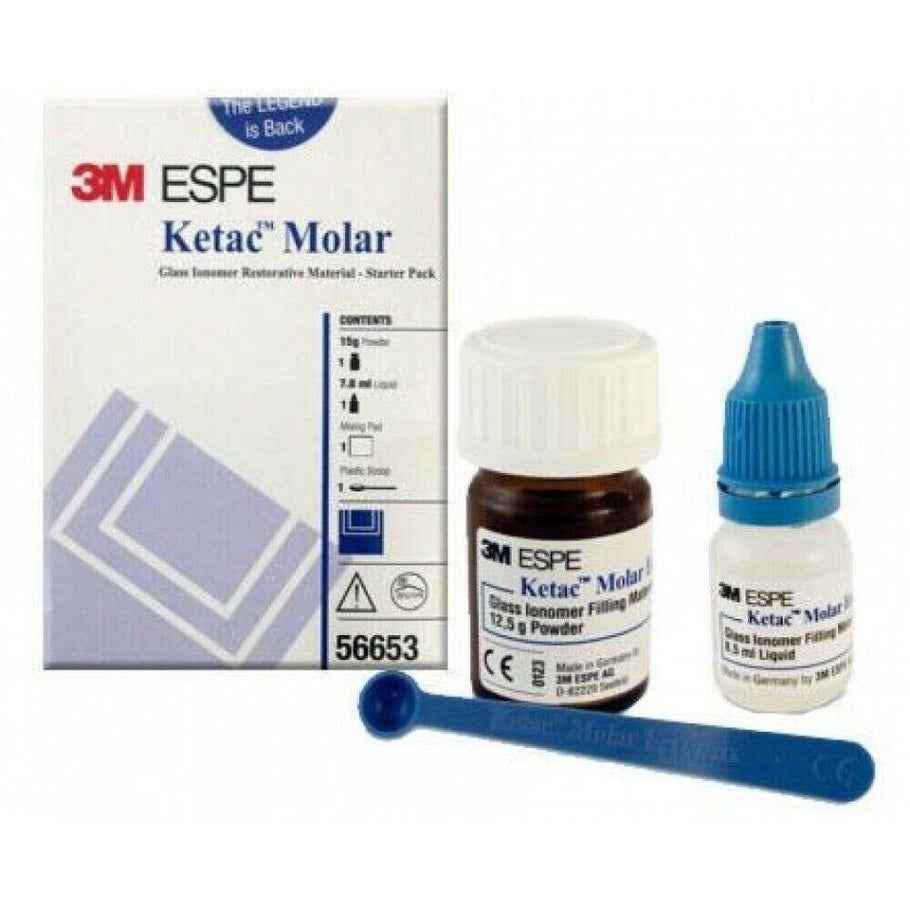 3M ESPE Ketac Molar Glass Ionomer Restorative Filling 15g – Permanent Fillings Made Easy - KedarCart