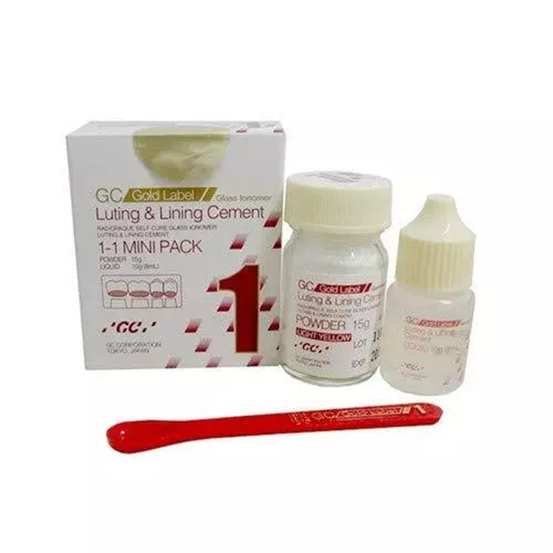 GC Fuji 1 Glass Ionomer Luting & Lining Cement Mini Pack – Reliable Cementation Solution - KedarCart