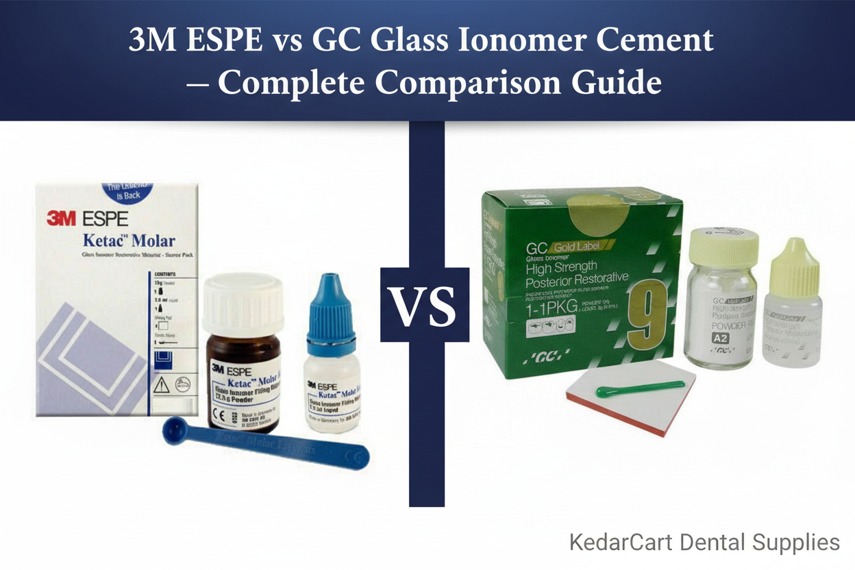 3M ESPE vs GC Glass Ionomer Cement: Which One Should You Choose?
