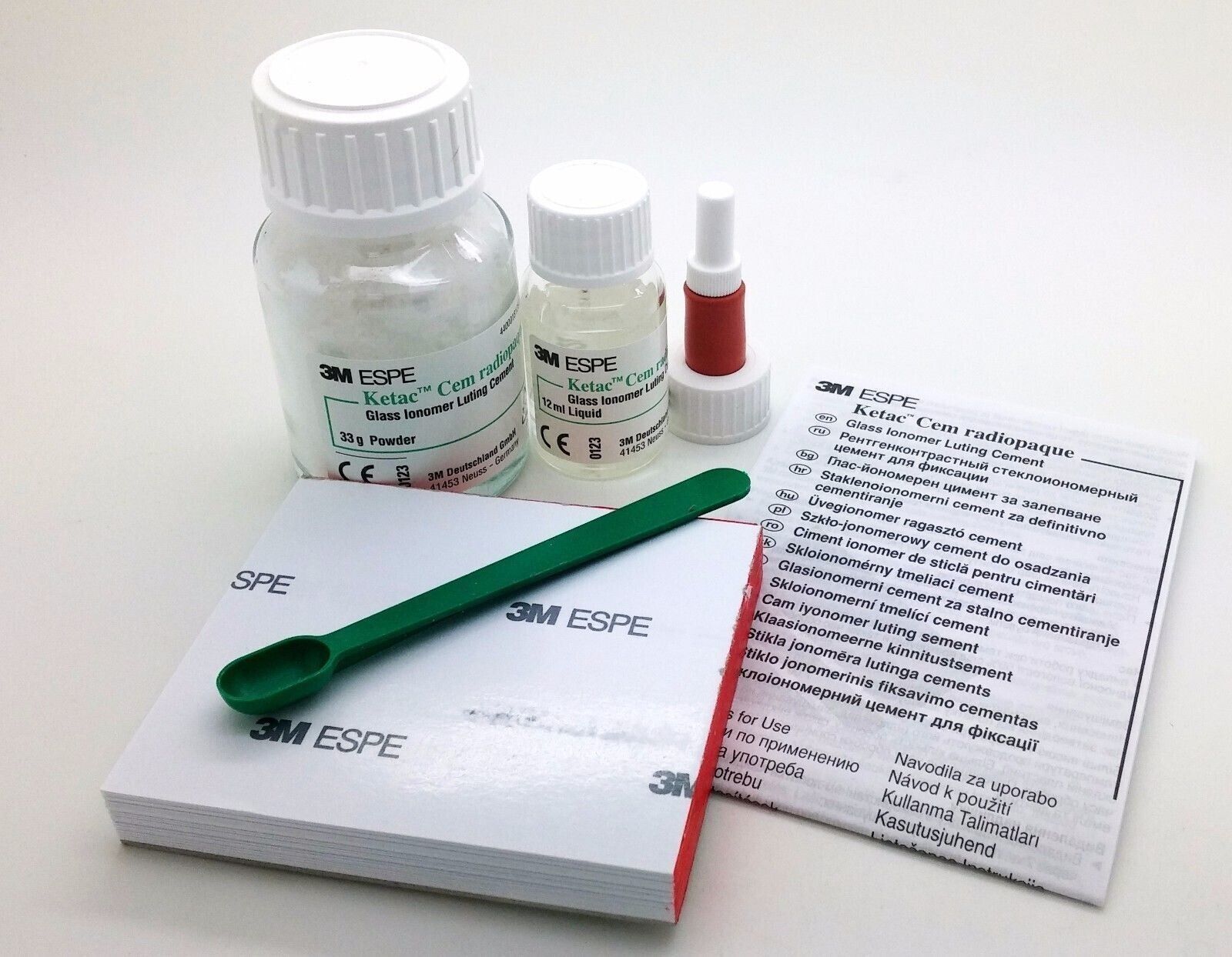 3M ESPE Ketac Cem Glass Ionomer Luting Cement 33g Kit – Radiopaque & Fluoride-Releasing - KedarCart