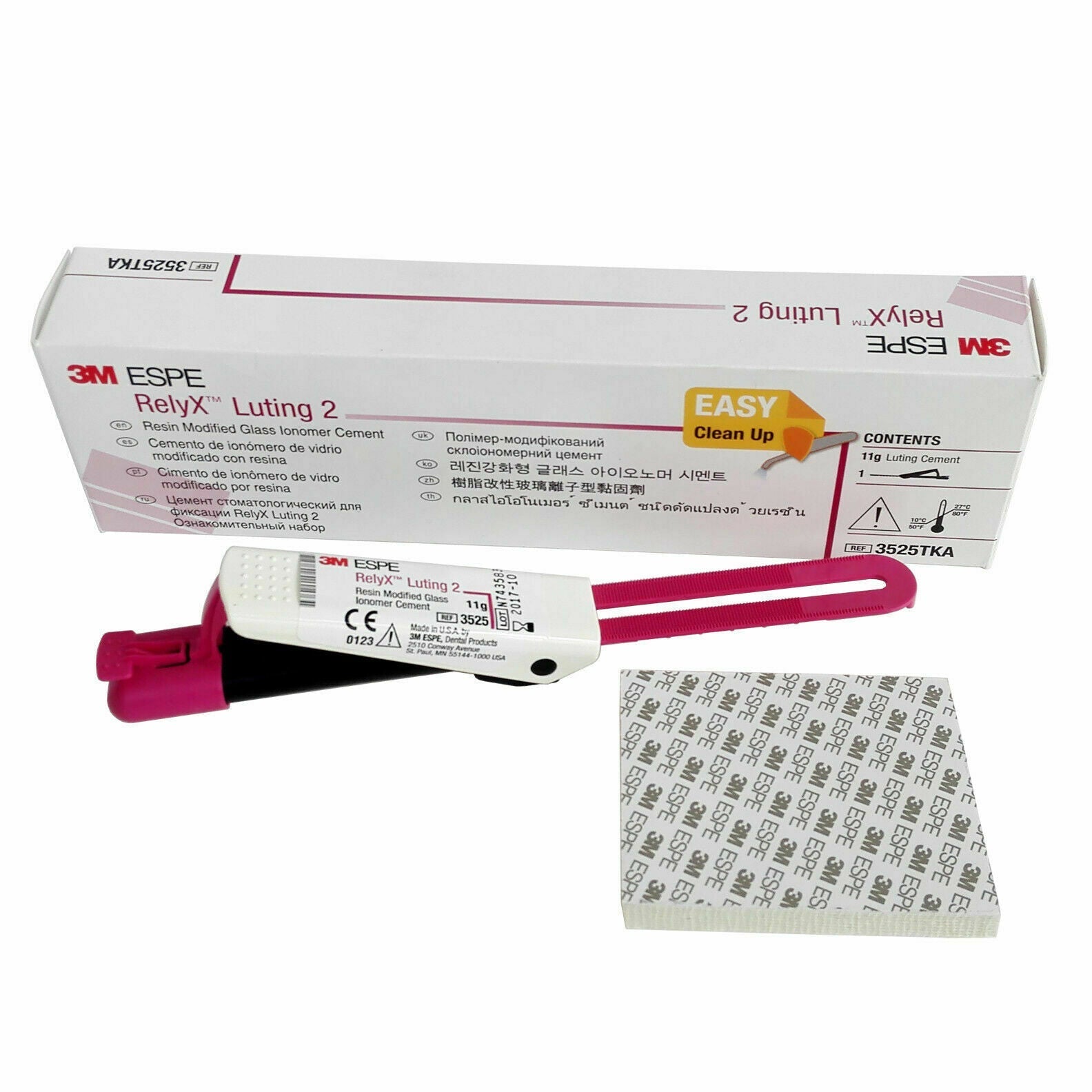 3M ESPE RelyX Luting Cement 11gm Clicker – Permanent Crown & Bridge Cementation - KedarCart