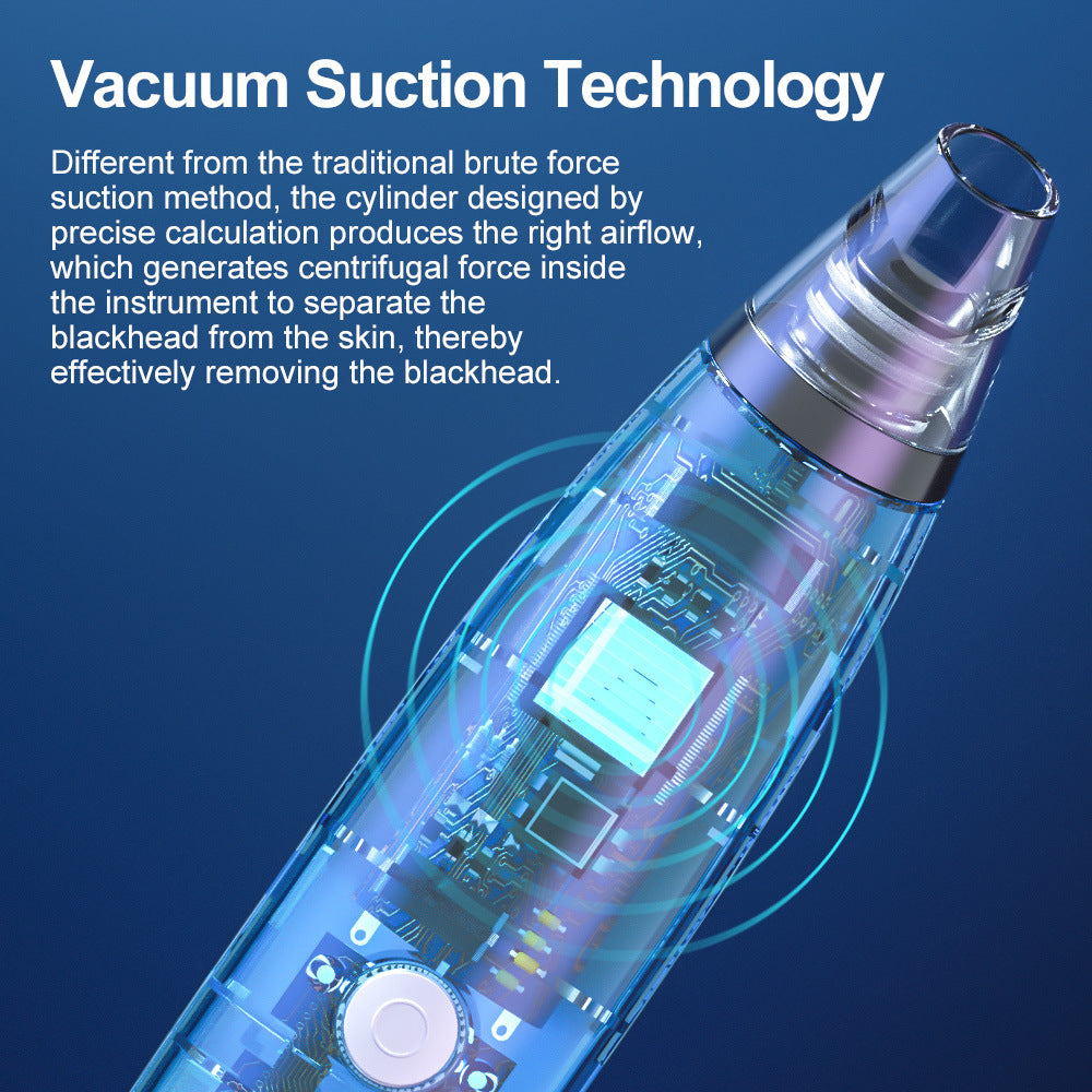 New Blackhead Vacuum Remover With LED Display Screen - KedarCart