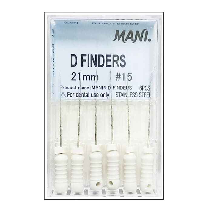 MANI D Finders Endodontic Files – ISO Standard Sizes Dental Root Canal Instruments
