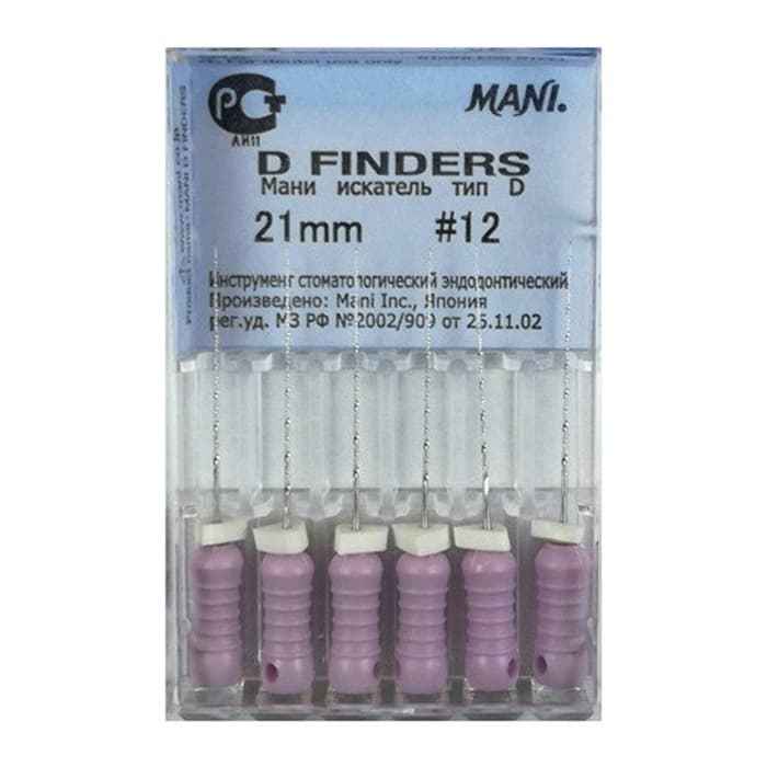 MANI D Finders – MANI Inc Japan Made Precision Endodontic Files Dental Professional Use
