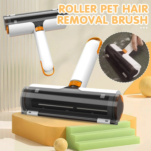 2 In 1 Pet Hair Removal Roller Multifunctional Portable Washable Hair Removal Brush Pet Supplies - KedarCart