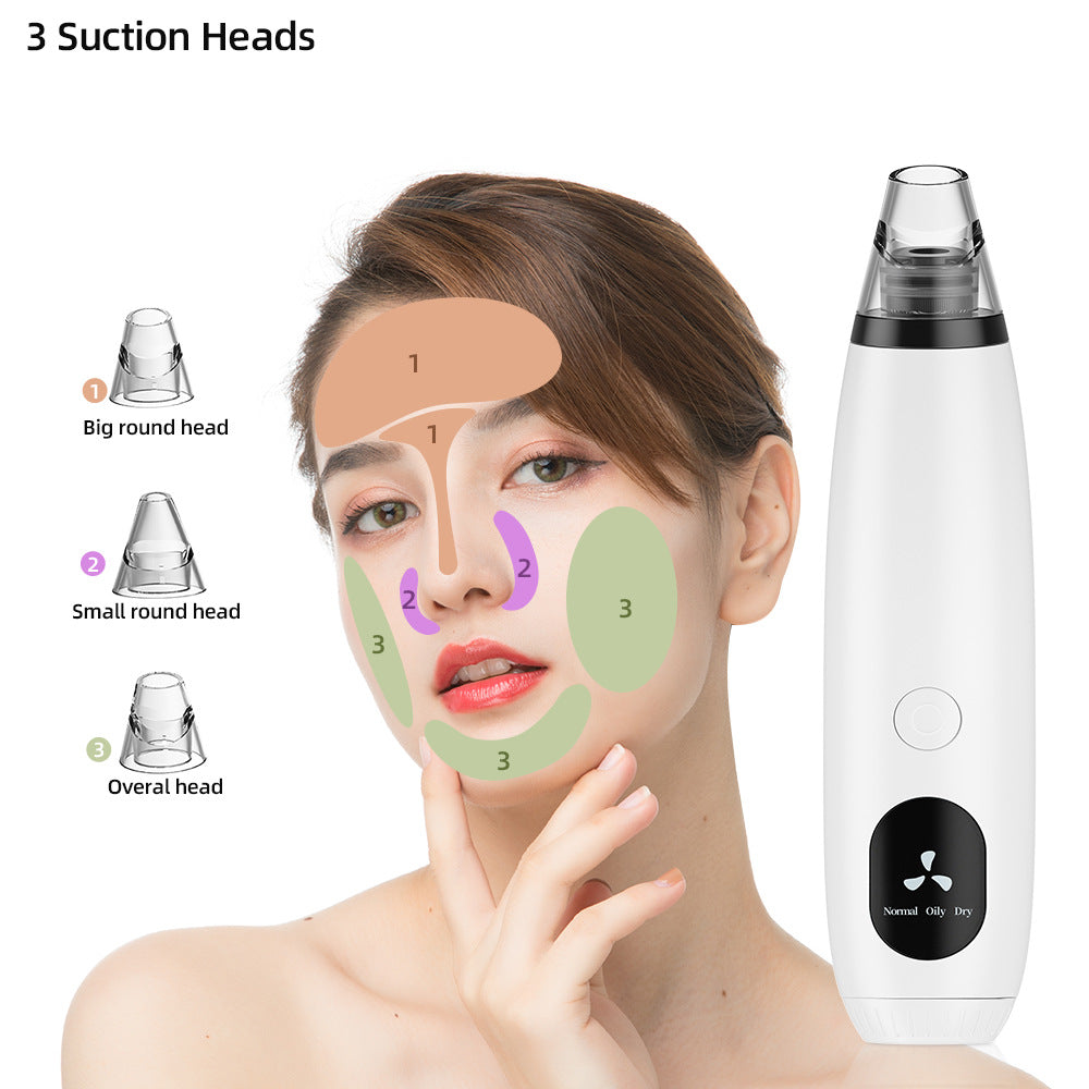 New Blackhead Vacuum Remover With LED Display Screen - KedarCart