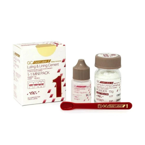 GC Fuji 1 Mini Pack – Trusted Glass Ionomer Luting Cement for Dental Professionals Globally