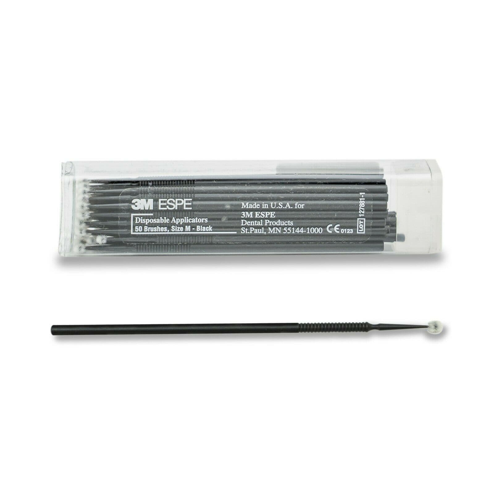 3M ESPE disposable micro-applicator brushes 50 pcs Size M included in Filtek Z350 XT dental composite kit.