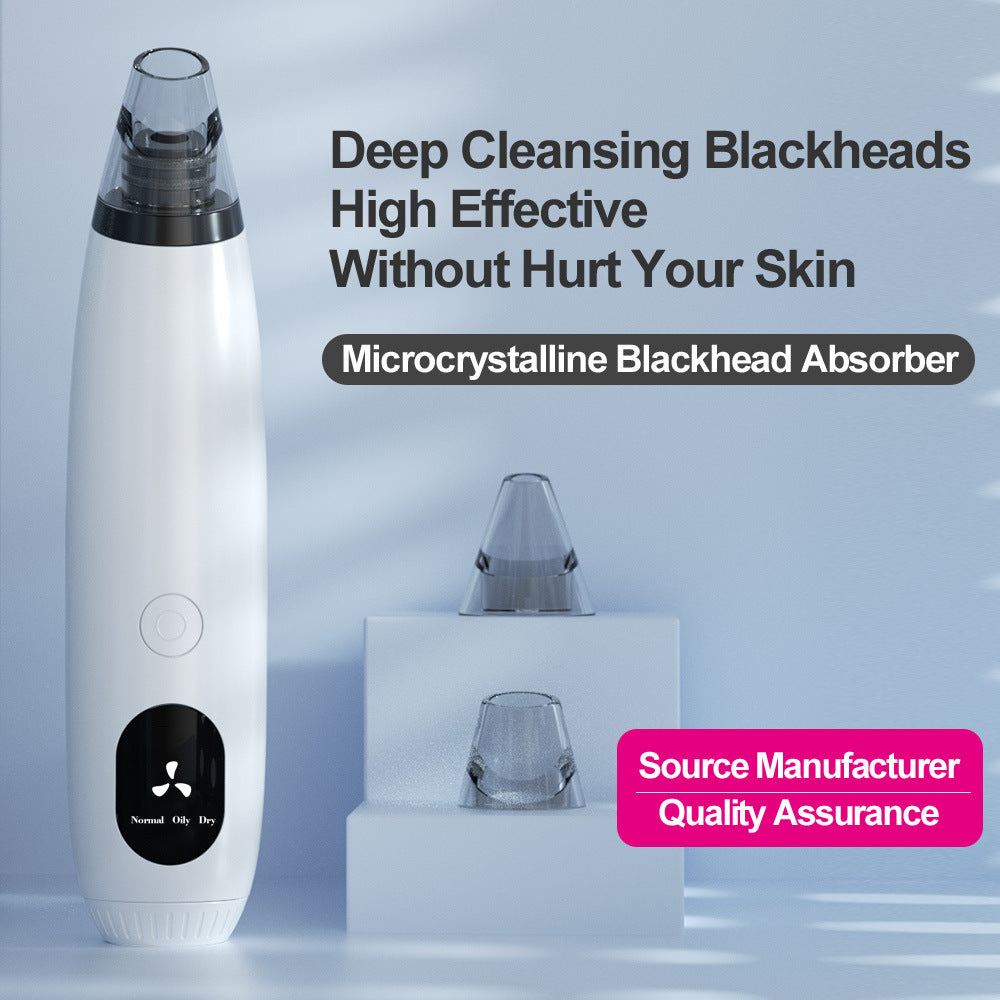 New Blackhead Vacuum Remover With LED Display Screen - KedarCart