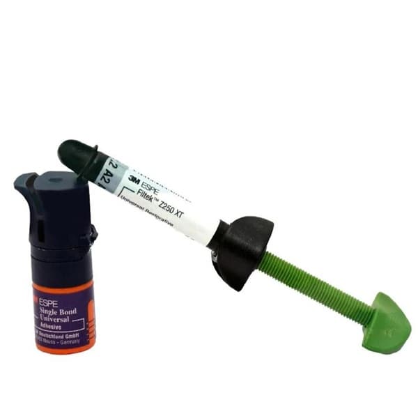 3M ESPE Z250 XT composite kit 5 syringes A1 A2 A3 A3.5 shades