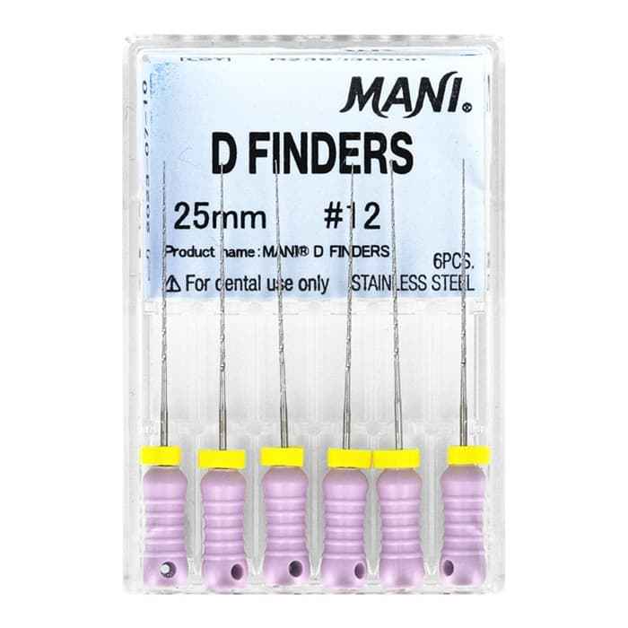 MANI D Finders Endodontic Files – 21mm Length Root Canal Location Negotiation Files
