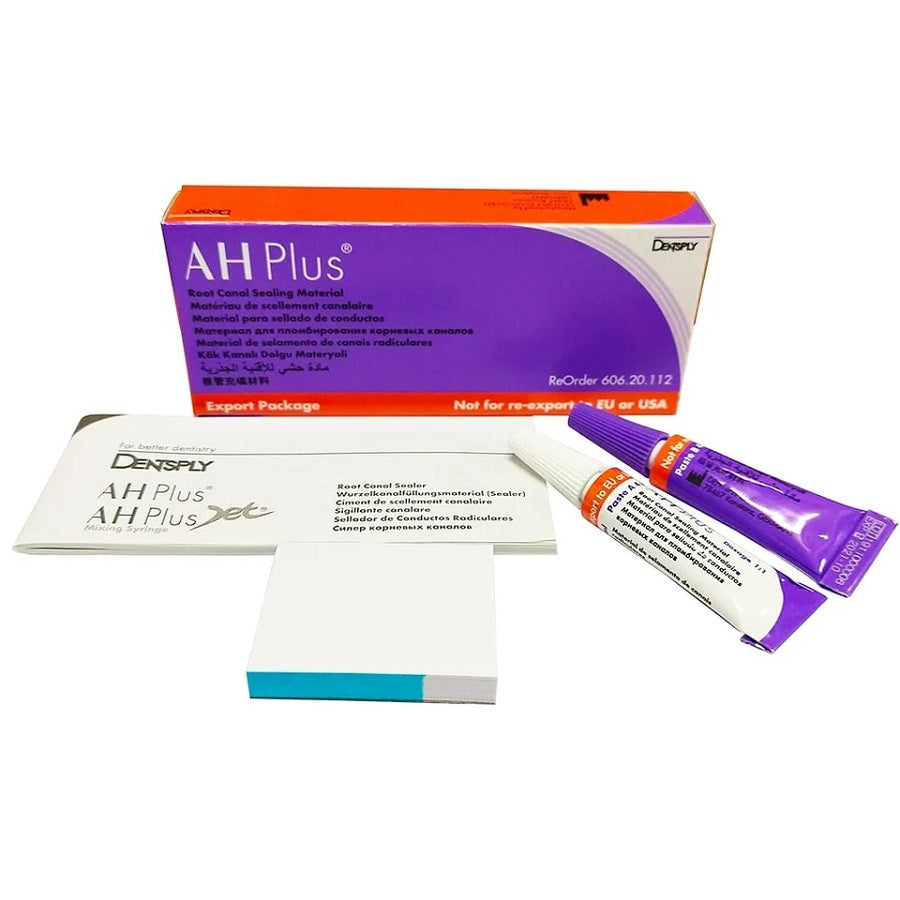 Dentsply AH Plus root canal sealer two-component epoxy-amine resin paste A and B
