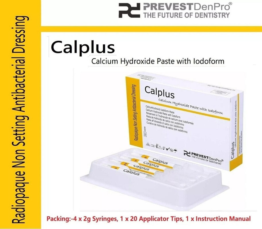 Calplus Radiopaque Non-Setting Antibacterial Endodontic Dressing by Prevest DenPro