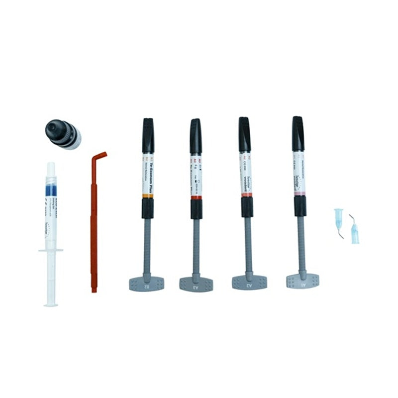 Ivoclar Vivadent Te-Econom Plus Intro Pack Complete Contents for Dentists – 4 Composite Syringes, Eco-Etch Phosphoric Acid Syringe, Eco-Bond Adhesive Bottle,
