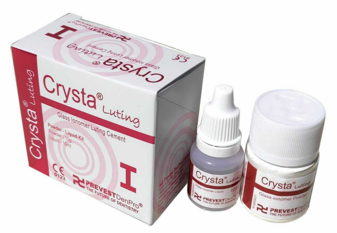 Prevest DenPro Crysta Luting Liquid 10ml for Glass Ionomer Cement Mixing