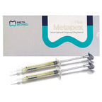 Meta Biomed Metapex Plus Calcium Hydroxide with Iodoform Root Canal Filling for Dental Professionals – 2 x 2.2gm Pre-Filled Syringes with Disposable Tips, Premixed Endodontic Intracanal Medicament by Meta Biomed South Korea
