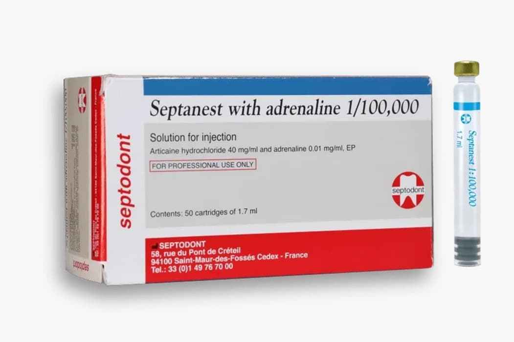 Septodont Septanest 1:100000 4% Articaine Dental Anesthetic
