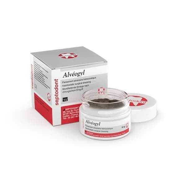Septodont Alveogyl 10g – Antiseptic Dental Socket Dressing

