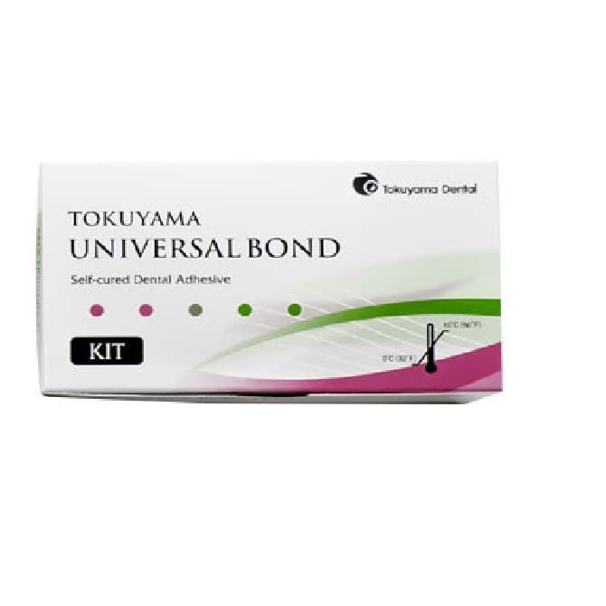 Tokuyama Universal Bond – two-component self-cure adhesive kit for total-etch selective-etch and self-etch bonding by restorative dentists globally
