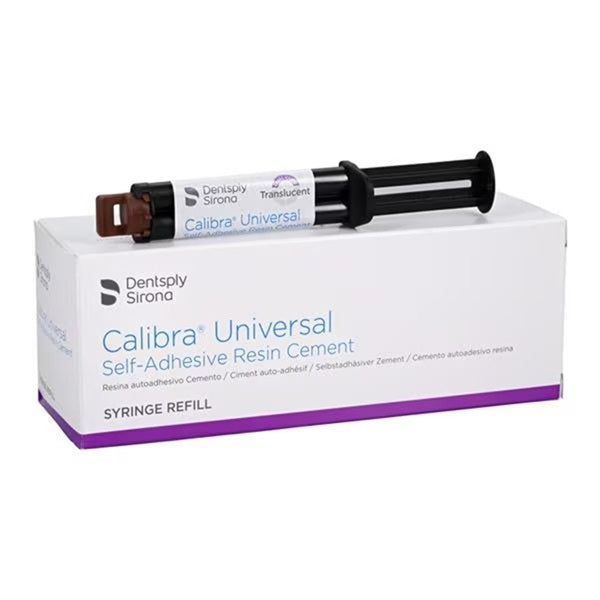 Dentsply Calibra Universal – Translucent Self-Adhesive Resin Cement for Permanent Cementation of Crowns, Bridges & Implant Restorations Worldwide
