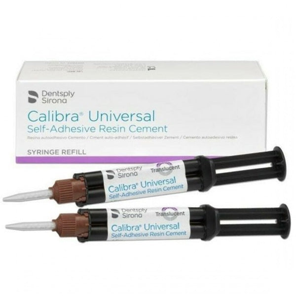 Calibra Universal by Dentsply – Translucent Self-Adhesive Resin Cement for Reliable Bonding of Crowns, Bridges & Inlays Worldwide