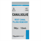 Ammdent Canalsolve 13ml bottle with packaging box – Complete product view, Article No. 1006