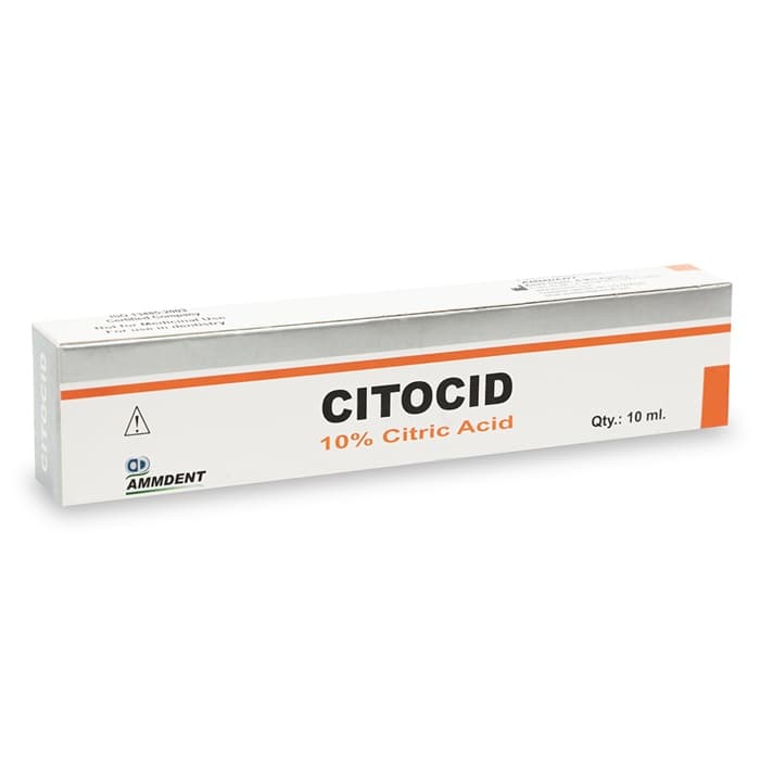 Ammdent Citocid – Removes Smear Layer Root Canal Walls Enhances Sealer Penetration Dentinal Tubules
