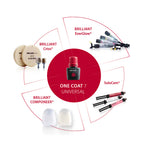 Coltene One Coat 7 Universal self-etch total-etch dental adhesive bottle front view