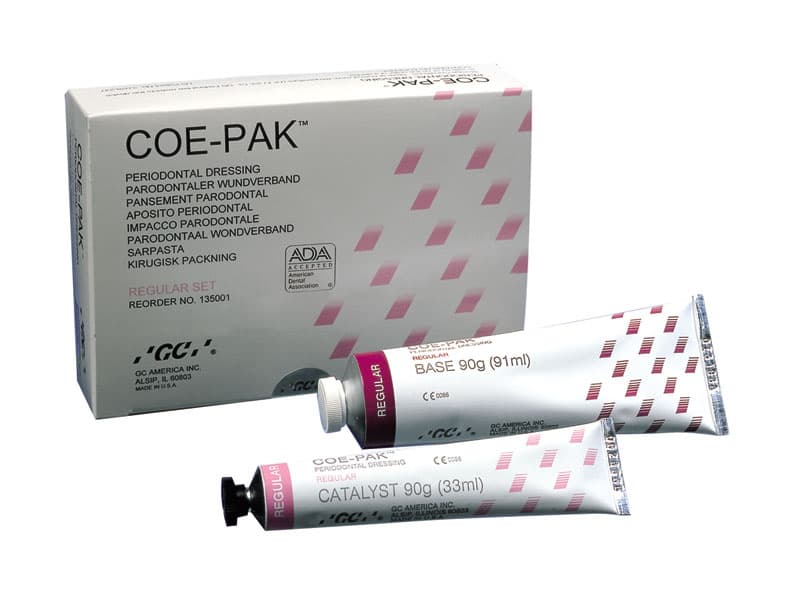 GC COE-PAK Periodontal Dressing Regular Set 90g – Eugenol-Free Wound Dressing for Post-Surgical Periodontal Protection by Dental Professionals Worldwide
