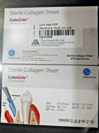 ColoGide resorbable collagen membrane periodontal GTR procedure dental use
