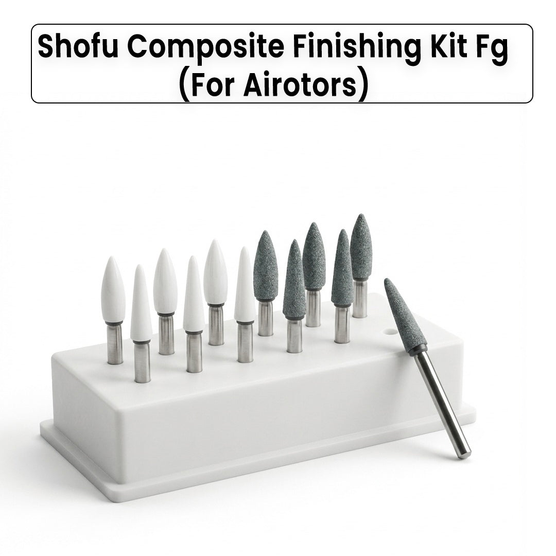 Shofu PN 0302 – pointed cone, tapered and flame shaped composite finishing burs