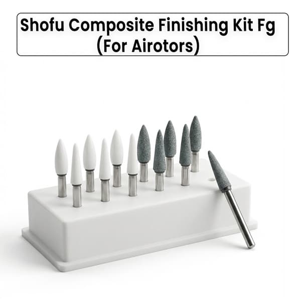 Shofu PN 0302 Composite Finishing Kit – FG Shank Bur Set for Multi-Step Finishing & Polishing of Composite Restorations Worldwide