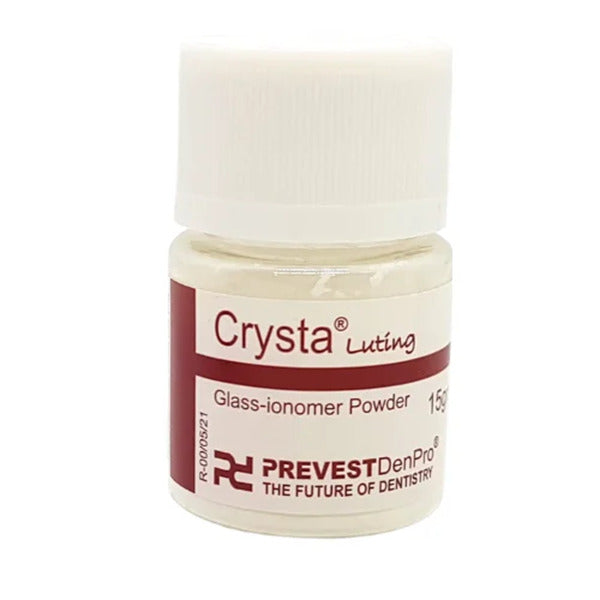 Prevest DenPro Crysta Luting – Glass Ionomer Luting Cement for Permanent Cementation of Crowns Bridges & Inlays Worldwide