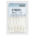 MANI D Finders 25mm Size 15 Stainless Steel Endodontic Files – Pack of 6