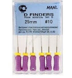 MANI D Finders Endodontic Files Close-Up – Stainless Steel Tip 25mm