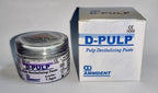 D-PULP pulp devitalising paste dental product packaging close-up