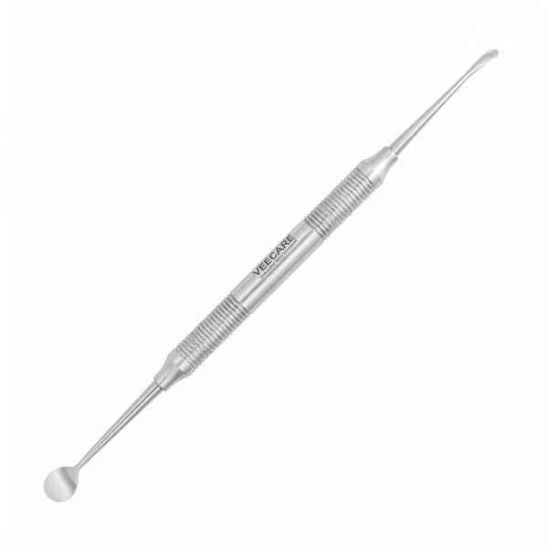 VeeCare Surgical Debridement Curette Set Ergonomic Handle Corrosion Resistant Steel
