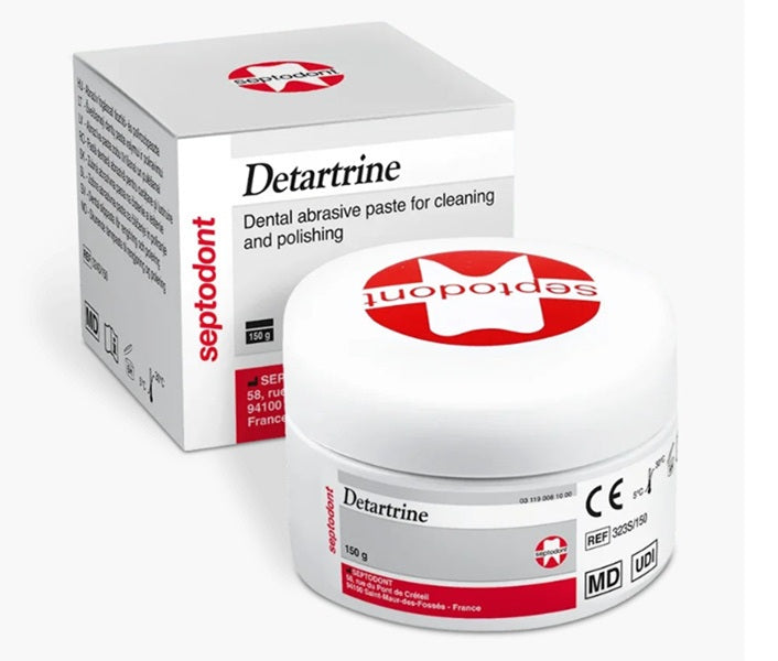 Detartrine by Septodont – 45g Professional Dental Prophylaxis Paste for Stain Removal & Tooth Polishing in Dental Clinics Worldwide