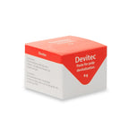 Devitec Arsenic-Free Pulp Devitalization Paste 6g Box with Composition Label for Dental Professionals – Polyoxymethylene 49% Lidocaine Hydrochloride 38% Oil of Cloves 12% Endodontic Devitalising Paste by Produits Dentaires SA Switzerland
