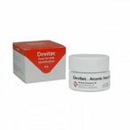 Product Detail:
"Close-up of Devitec 6g container showing manufacturer details from Switzerland."