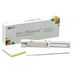 Diadent Dia-Proseal Root Canal Sealing Material 16g syringe kit with mixing pad and spatula