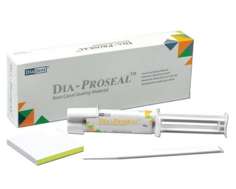 iadent Dia-Proseal Root Canal Sealer 16g – Zinc Oxide Eugenol-Based Endodontic Sealer for Permanent Canal Obturation