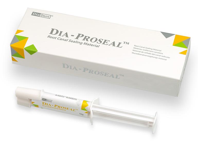 Dia-Proseal root canal sealing material base and catalyst components
