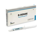 D-Sense Desensitizing Gel by Ammdent – 1.1% Sodium Fluoride 2 Syringes 3ml Sensitive Teeth Relief
