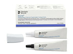 Dentsply Sirona Dycal Radiopaque Calcium Hydroxide Composition Standard Package Ivory Shade – white retail box with Base 13g and Catalyst 11g dental tubes and mixing pad – Export Only Reorder 623401Y – dental pulp capping and cavity liner material by Dentsply Sirona USA worldwide
