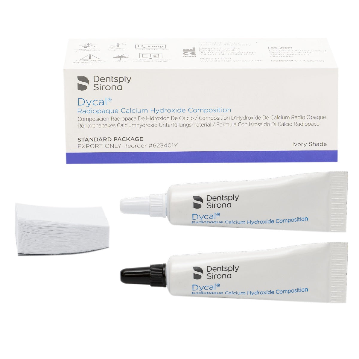 Dentsply Sirona Dycal® – Radiopaque Calcium Hydroxide Composition – Standard Package Ivory Shade (Reorder #623401Y)