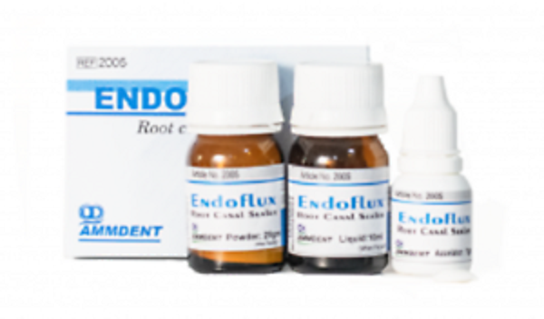 Endoflux Root Canal Sealer – Liquid 10ml and Accelerator 1gm by Ammdent
