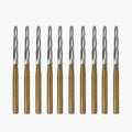 Dentsply Endo-Z Tungsten Carbide Bur Pack of 5 FG Shank TiN Coated Endodontic Bur