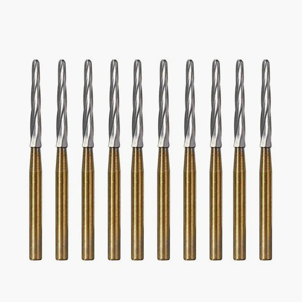 Dentsply Endo-Z Tungsten Carbide Bur Pack of 5 FG Shank TiN Coated Endodontic Bur