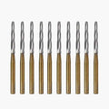 Endo-Z Tungsten Carbide Bur by Dentsply – Pack of 5 Endodontic Bur Non-Cutting Tip
